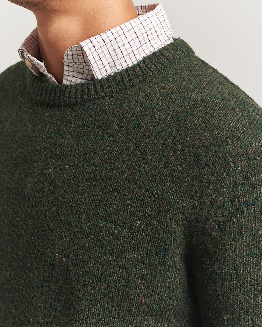 Heren | Truien | GANT | Neps Wool Crew Neck Country Green