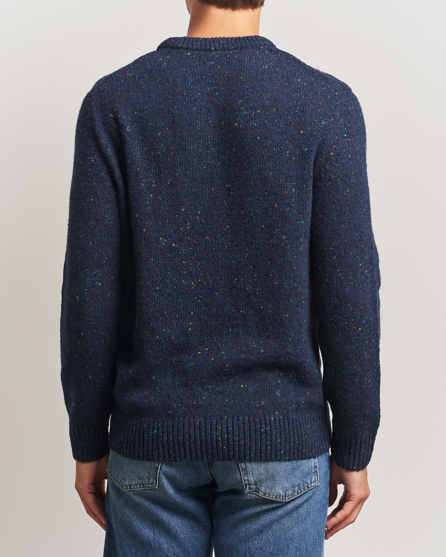 Heren | Truien | GANT | Neps Wool Crew Neck Evening Blue