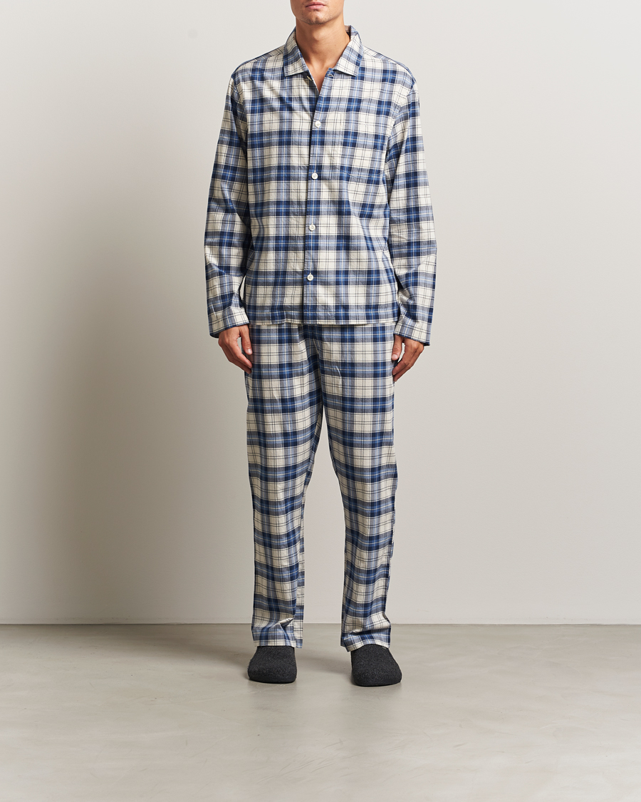 Heren | Pyjama's en gewaden | GANT | Checked Pyjama Set Blue Water