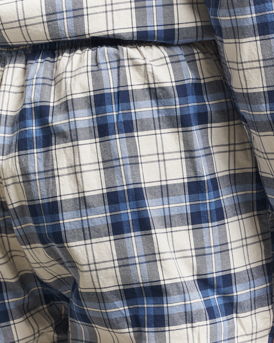 Heren | Pyjama's en gewaden | GANT | Checked Pyjama Set Blue Water