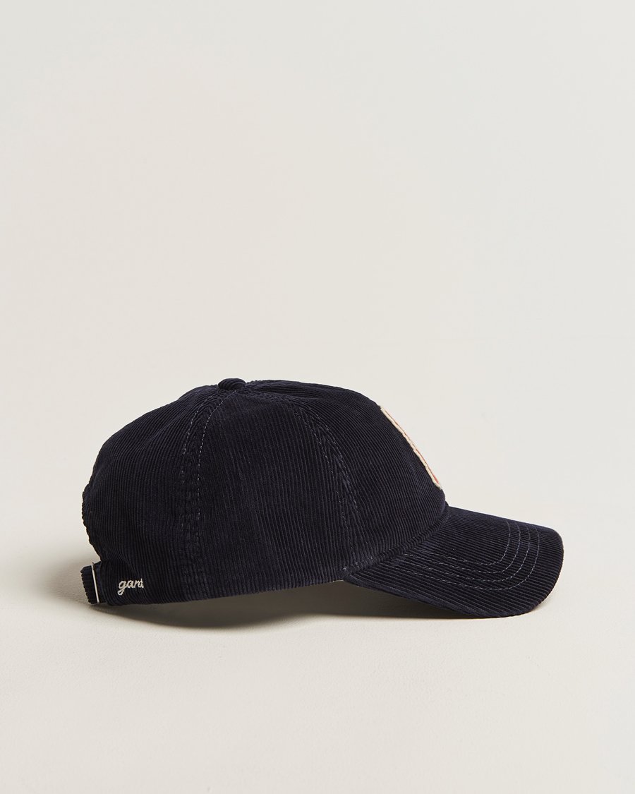 Heren | Hoeden en petten | GANT | G Badge Corduroy Cap Evening Blue
