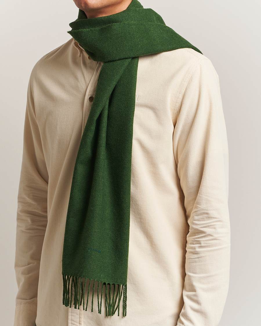 Heren | Sjaals | GANT | Wool Scarf Country Green