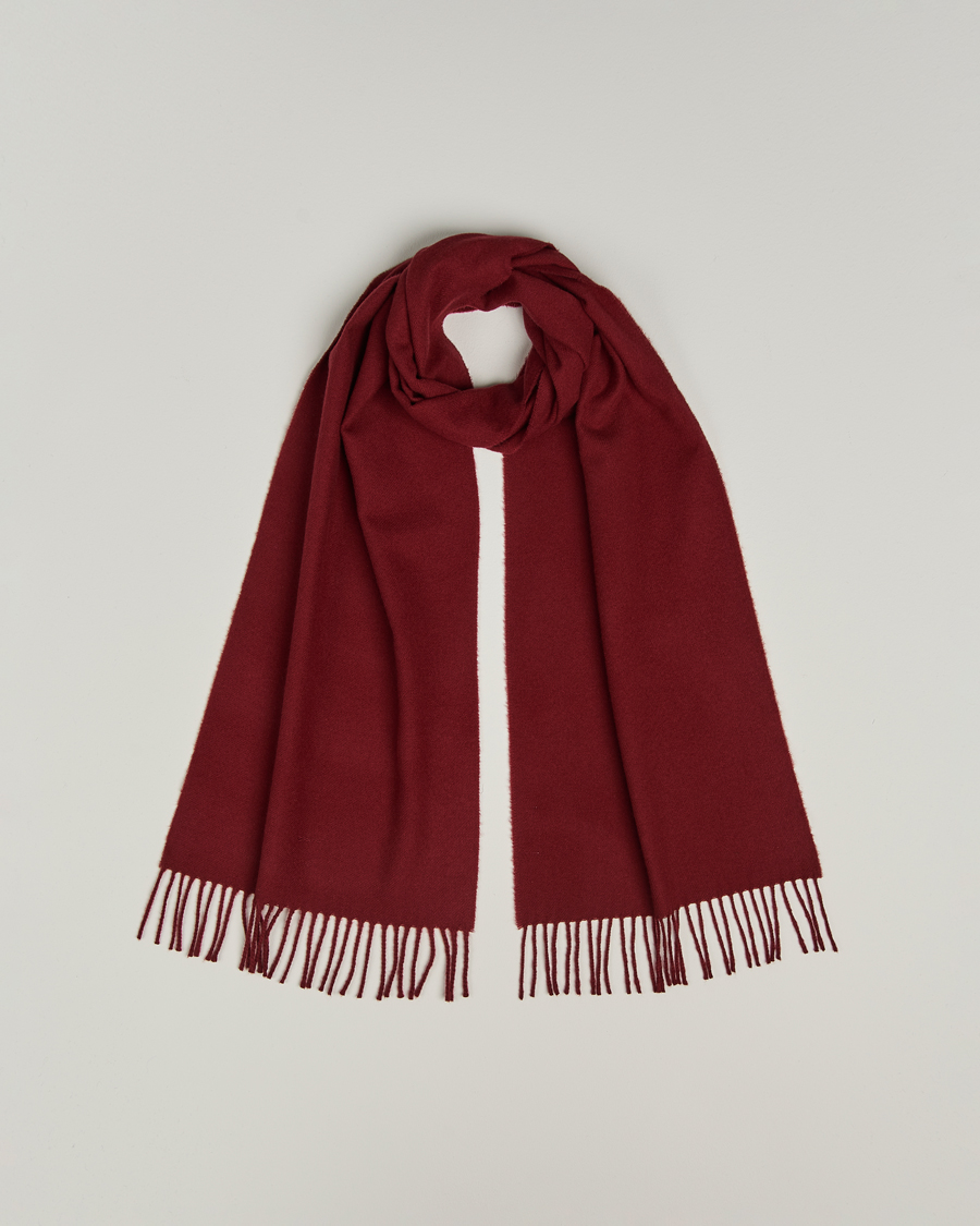 Heren | Sjaals | GANT | Wool Scarf Plumped Red