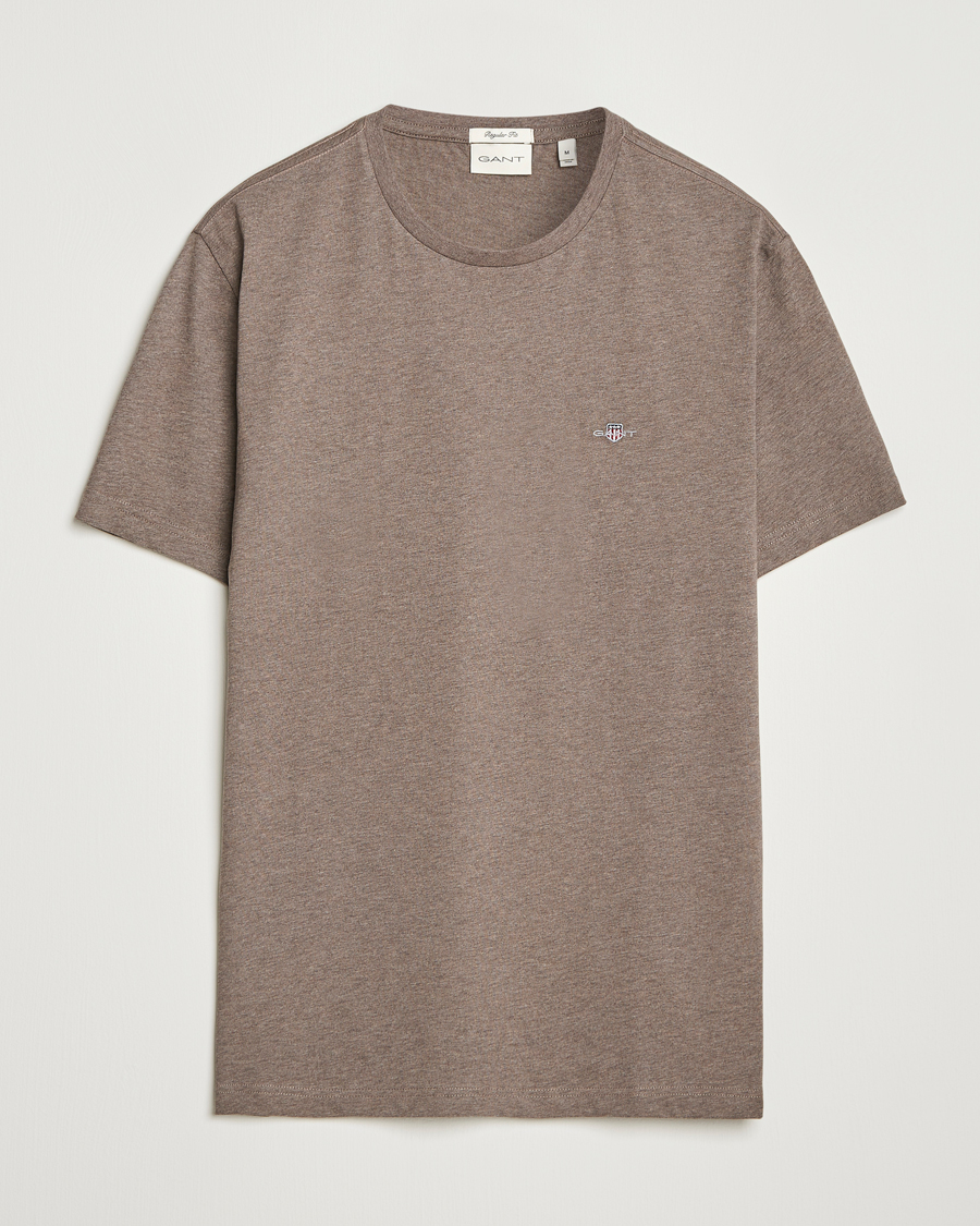Heren | T-shirts | GANT | The Original T-Shirt Seawood Melange