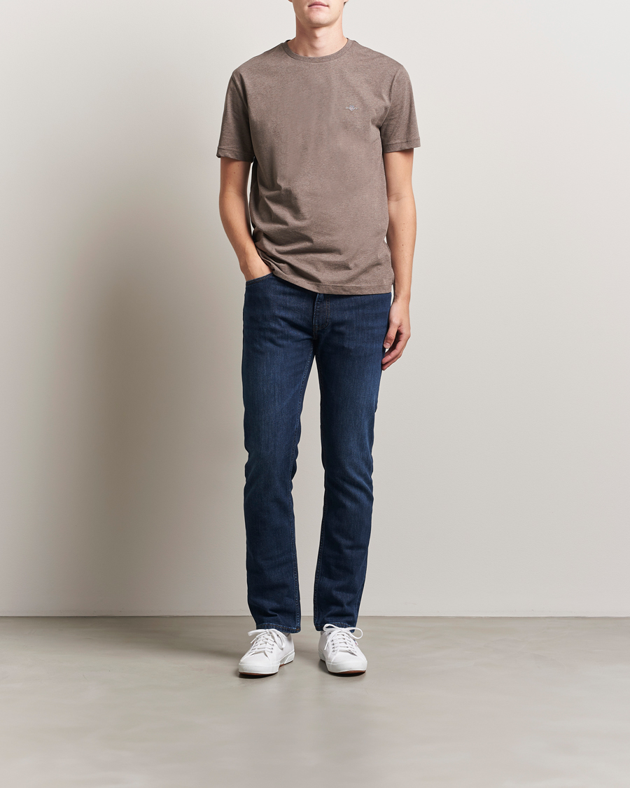 Heren | T-shirts | GANT | The Original T-Shirt Seawood Melange