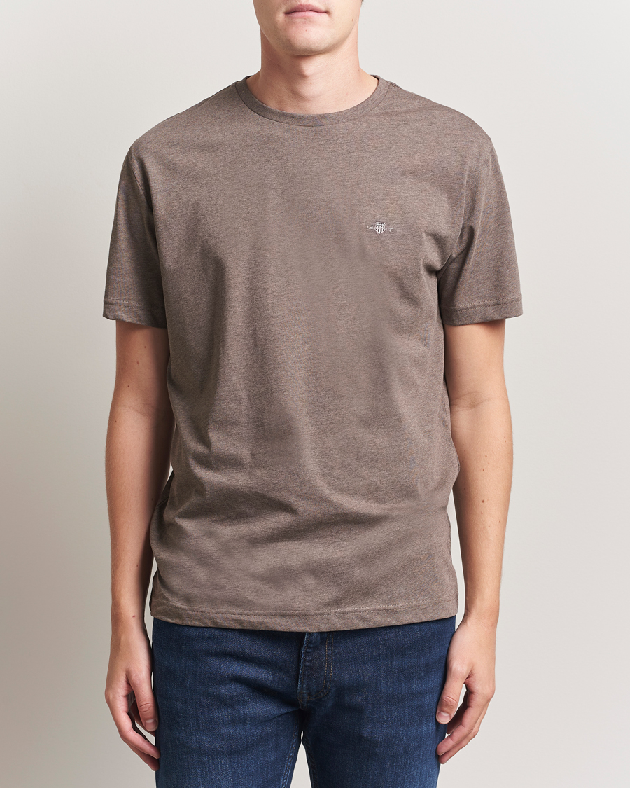 Heren | T-shirts | GANT | The Original T-Shirt Seawood Melange