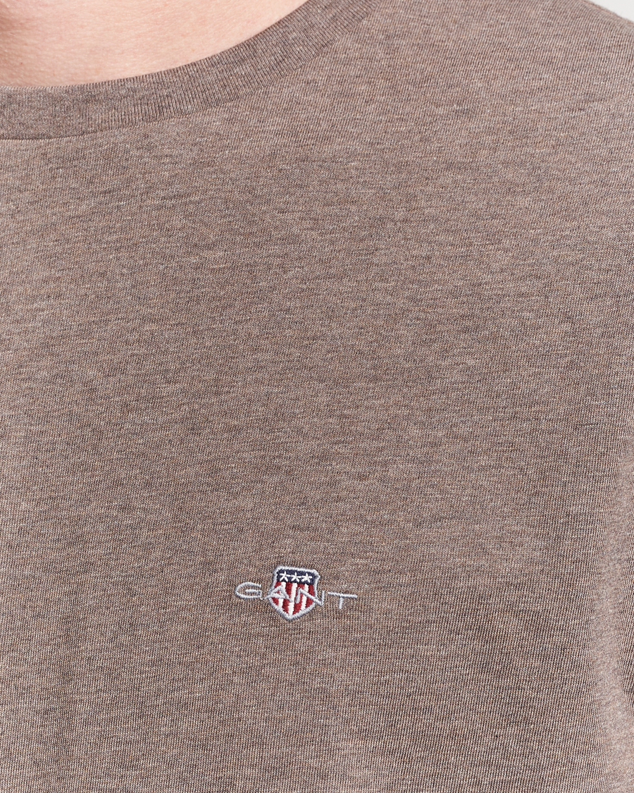 Heren | T-shirts | GANT | The Original T-Shirt Seawood Melange