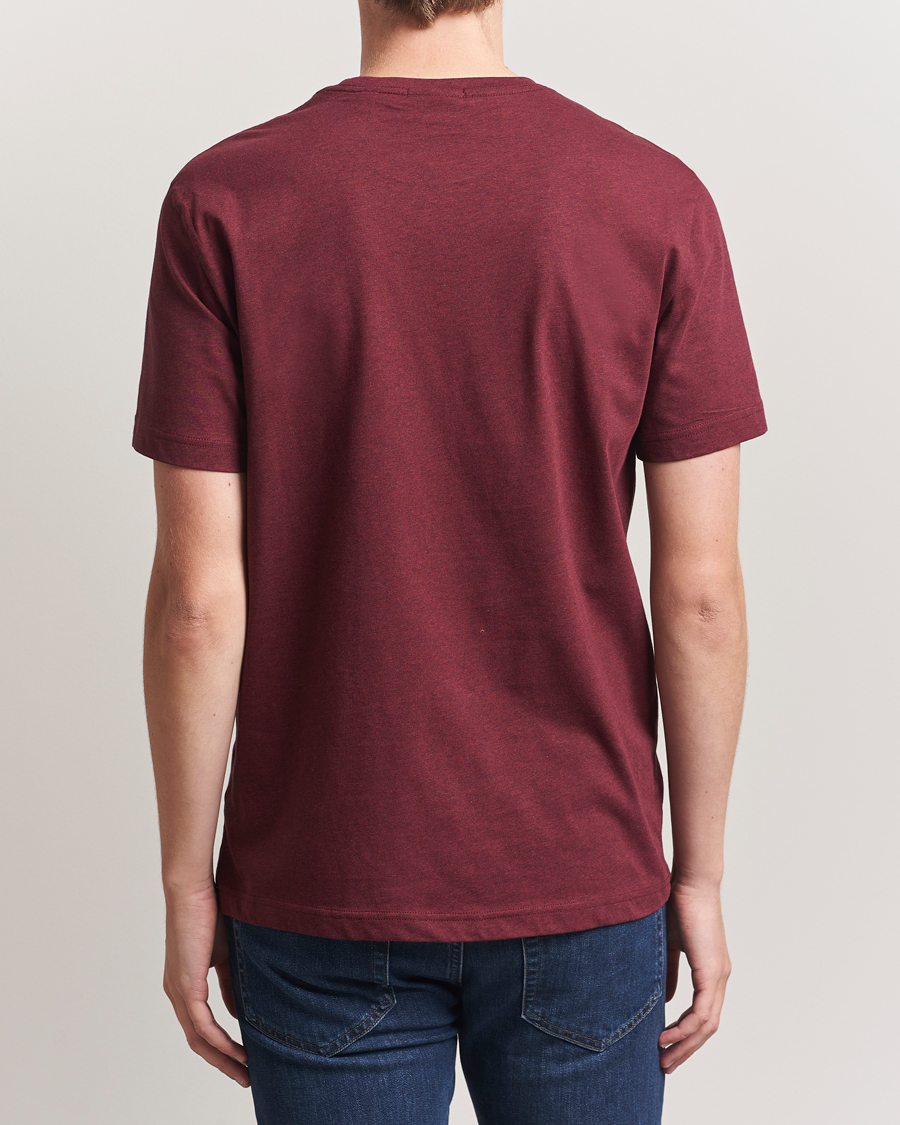 Heren | T-shirts | GANT | The Original T-Shirt Bordeaux Melange
