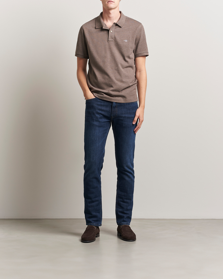 Heren | Polo's | GANT | The Original Polo Seawood Melange
