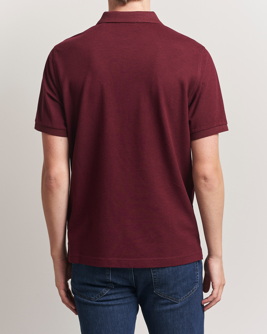 Heren | Polo's | GANT | The Original Polo Bordeaux Melange