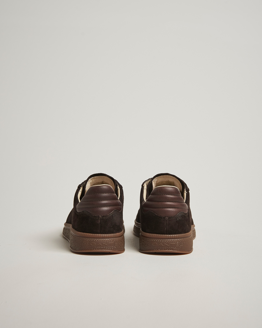 Heren | Sneakers | GANT | Cuzmo Suede Sneaker Dark Brown