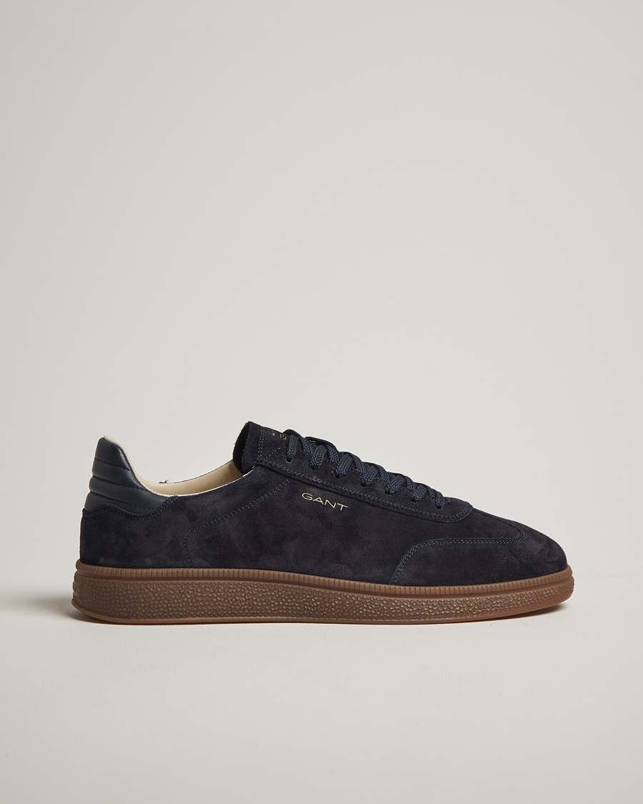 Heren | Sneakers | GANT | Cuzmo Suede Sneaker Marine