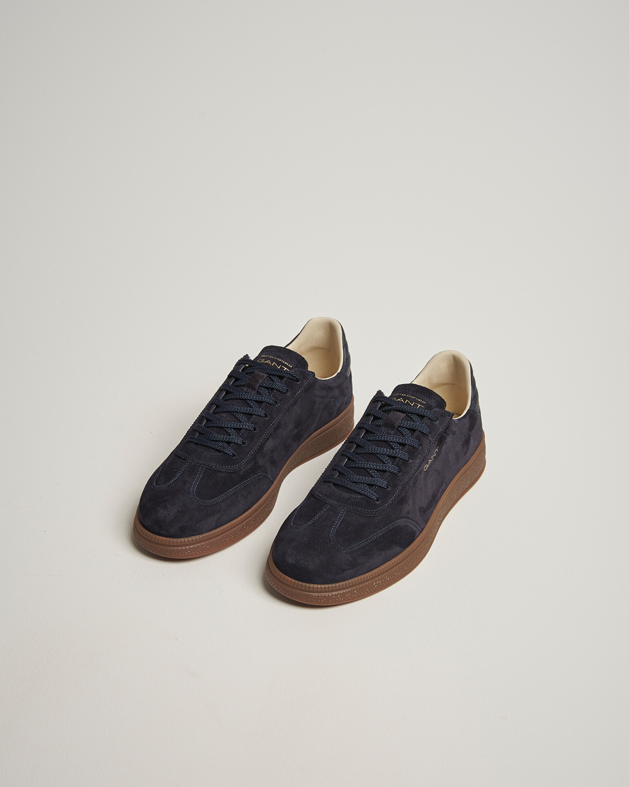 Heren | Sneakers | GANT | Cuzmo Suede Sneaker Marine