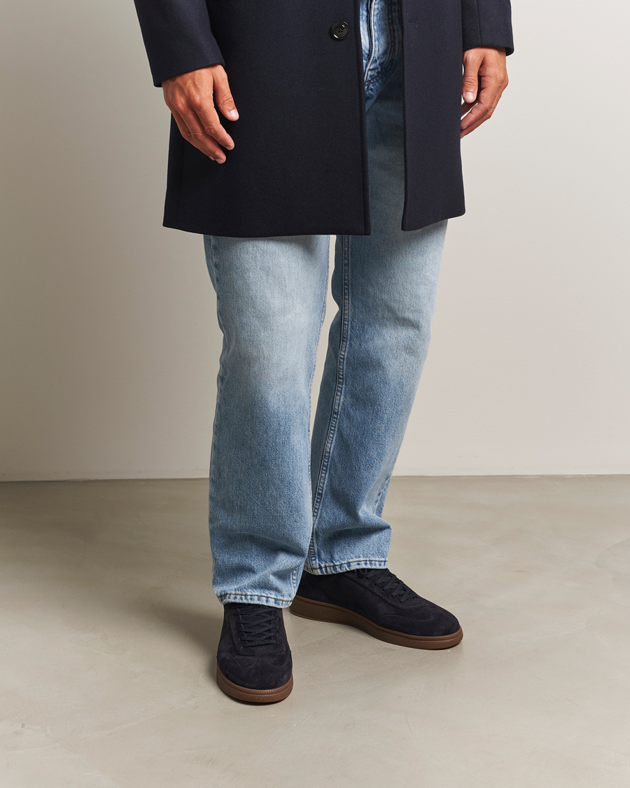 Heren | Sneakers | GANT | Cuzmo Suede Sneaker Marine