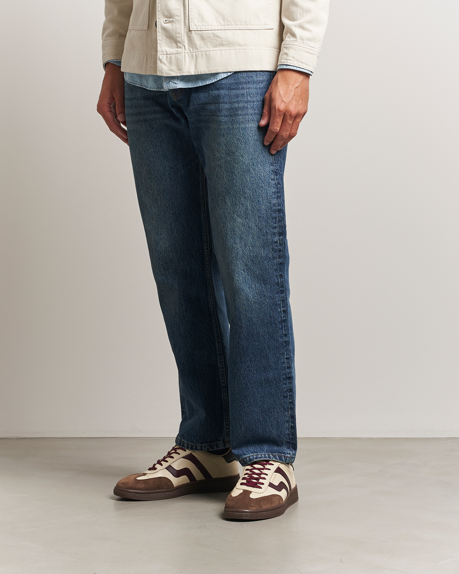 Heren | Sneakers | GANT | Cuzmo Leather/Suede Sneaker Ivory/Brown
