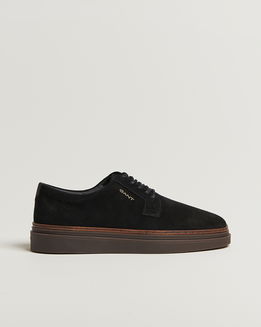 Heren | Sneakers | GANT | Kinzoon Suede Derby Sneaker Black