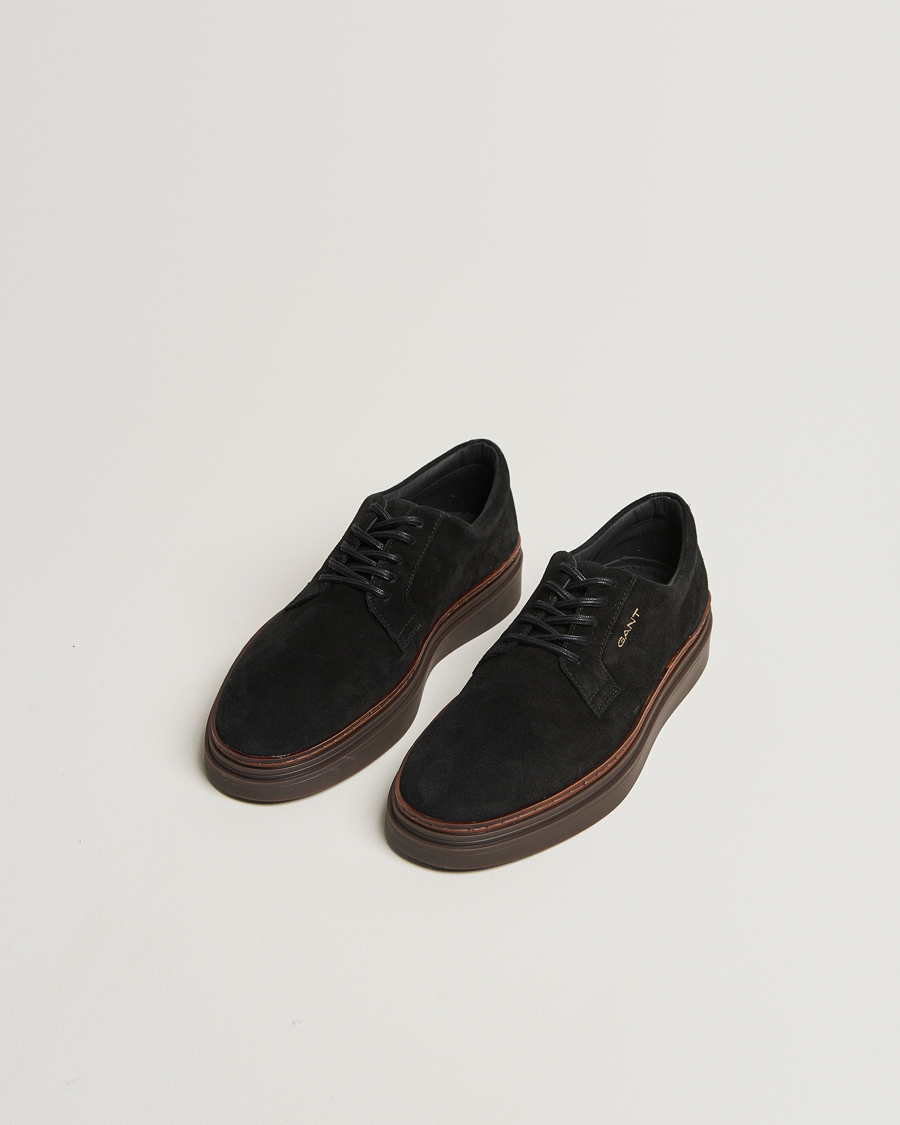 Heren | Sneakers | GANT | Kinzoon Suede Derby Sneaker Black