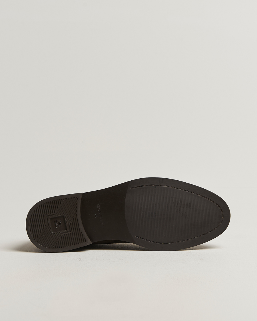 Heren | Derby schoenen | GANT | Bidford Suede Derby Ebony Brown