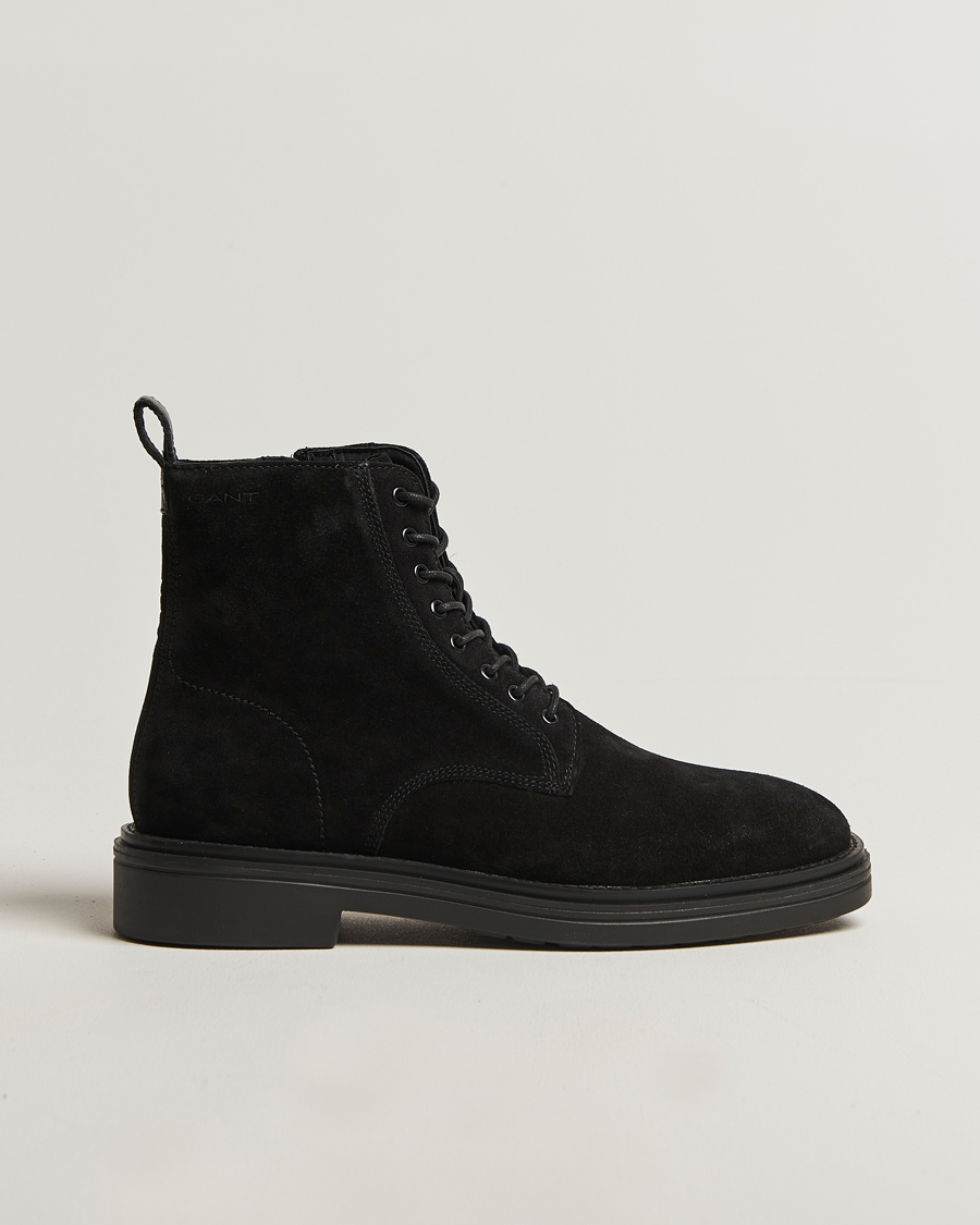 Heren | Laarzen | GANT | Boggar Suede Boot Black