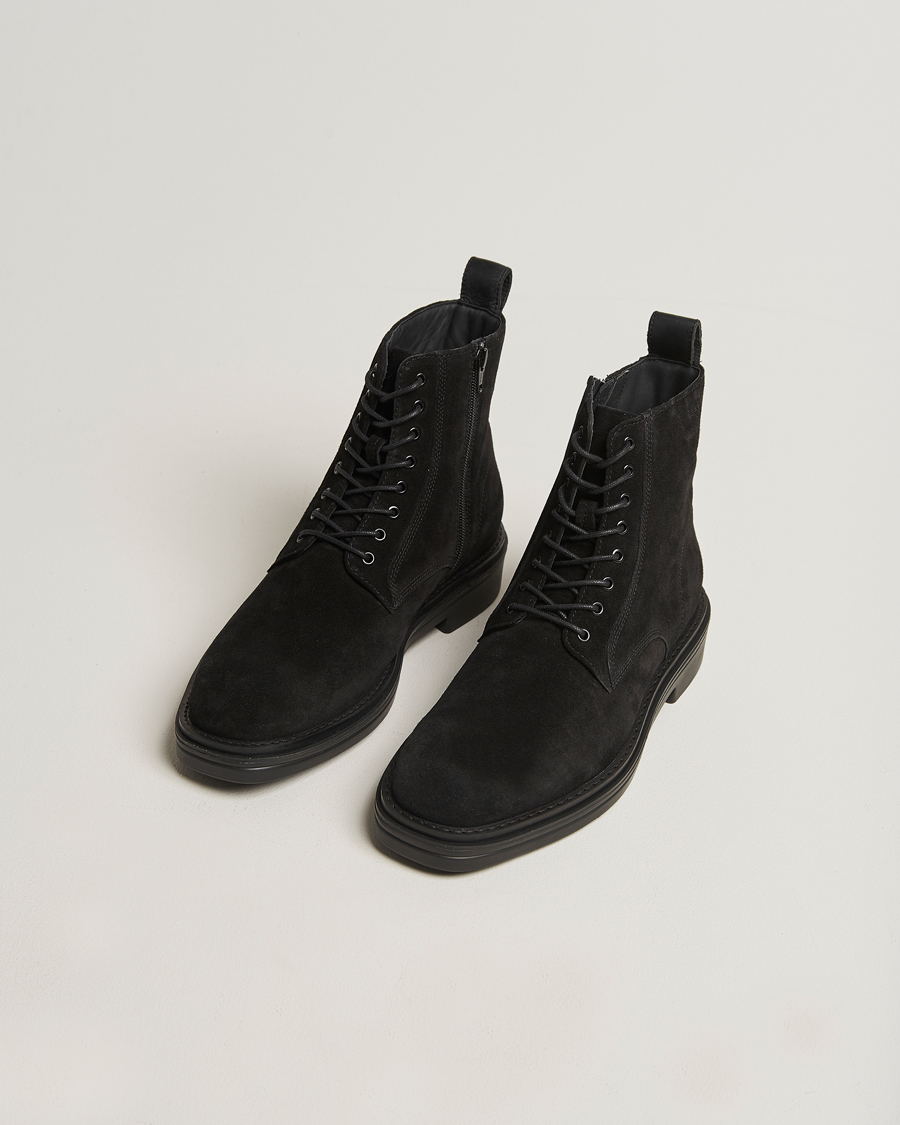 Heren | Laarzen | GANT | Boggar Suede Boot Black
