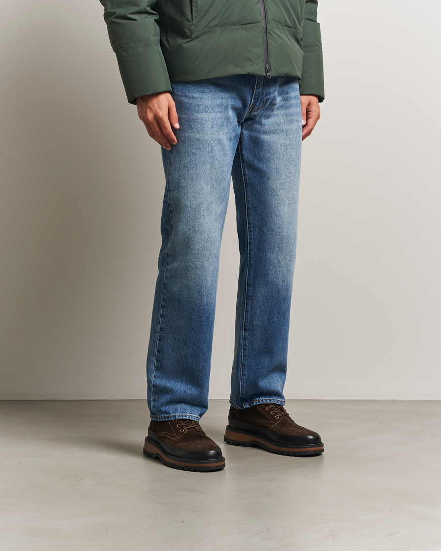 Heren | Laarzen | GANT | Clafton Felt Lined Suede Boot Dark Brown