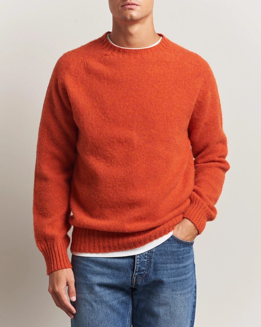Heren | Truien | Howlin' | Brushed Wool Sweater Spiced