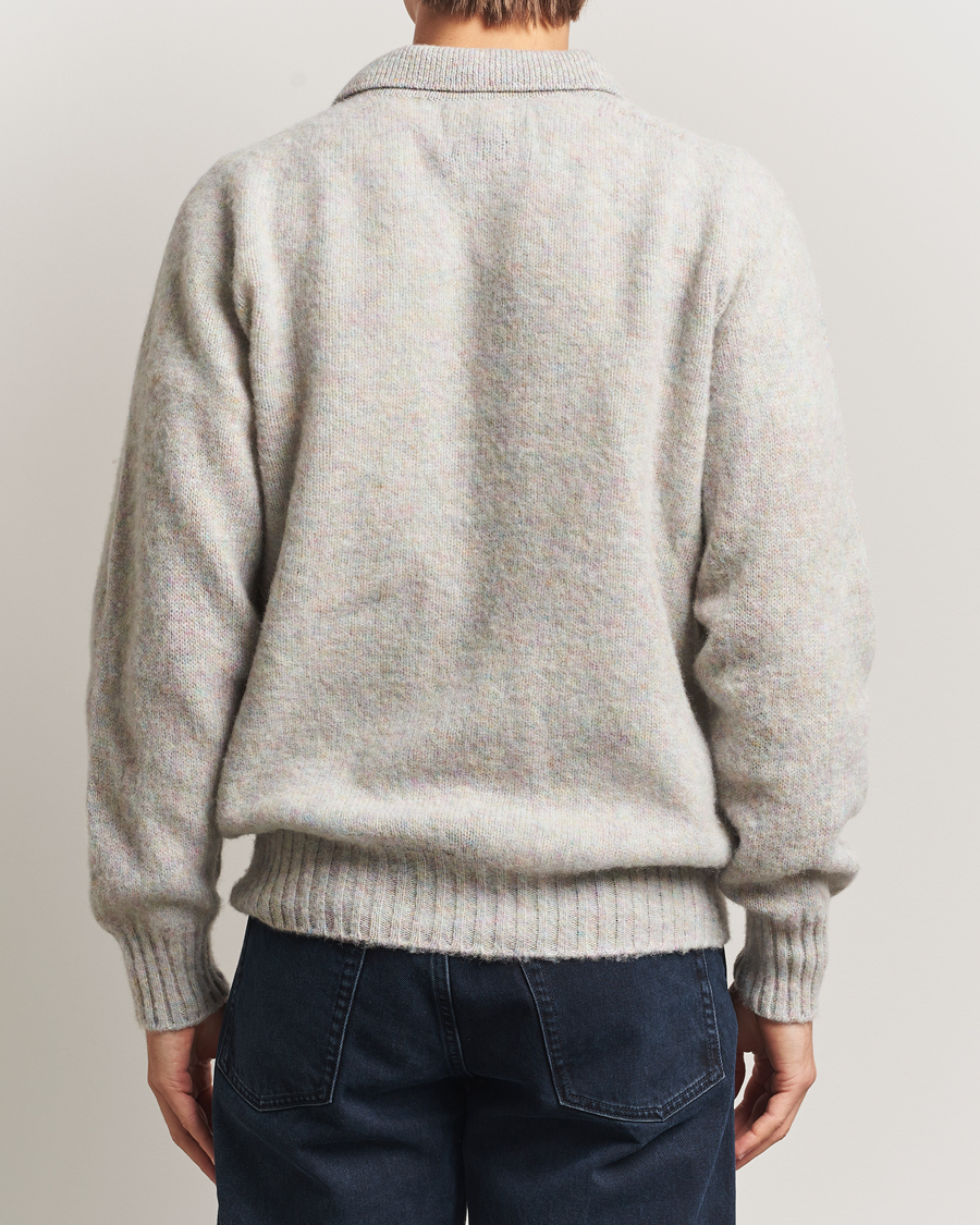 Heren | Truien | Howlin' | Brushed Wool Polo Galaxy
