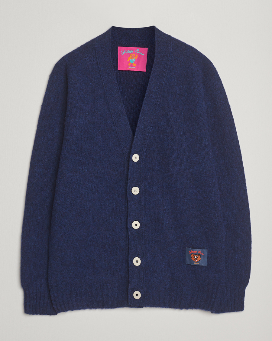 Heren | Truien | Howlin' | Shaggy Bear Cardigan Magic Blue