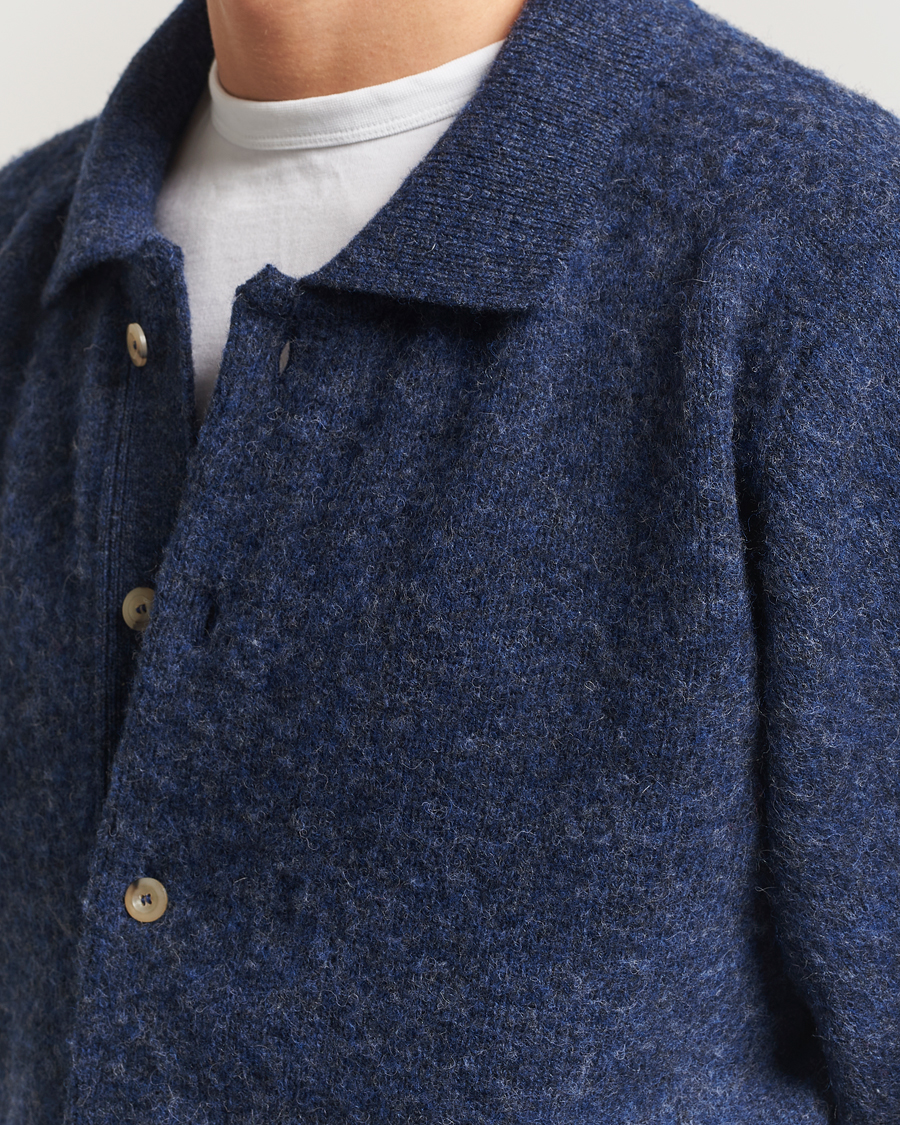 Heren | Truien | Howlin' | Brushed Wool Cardigan Denim