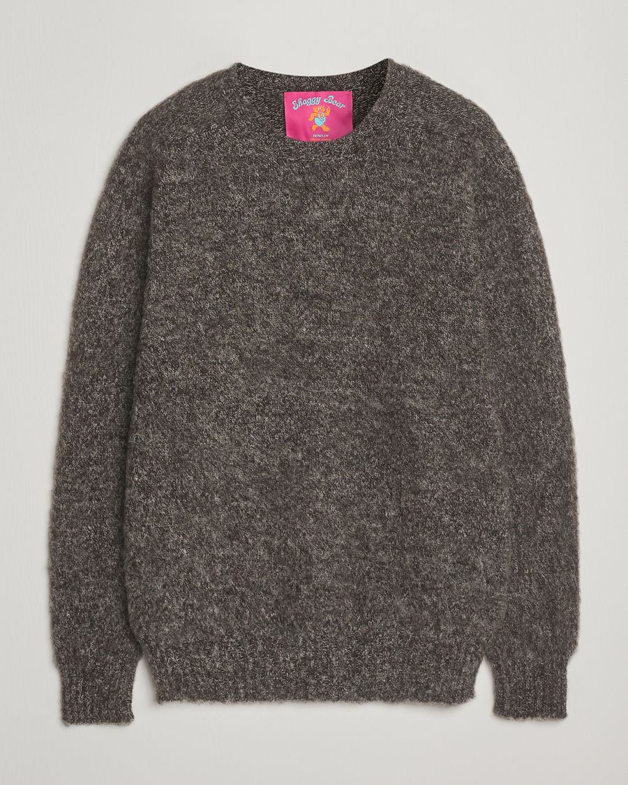 Heren | Truien | Howlin' | Shaggy Bear Sweater Black Melange