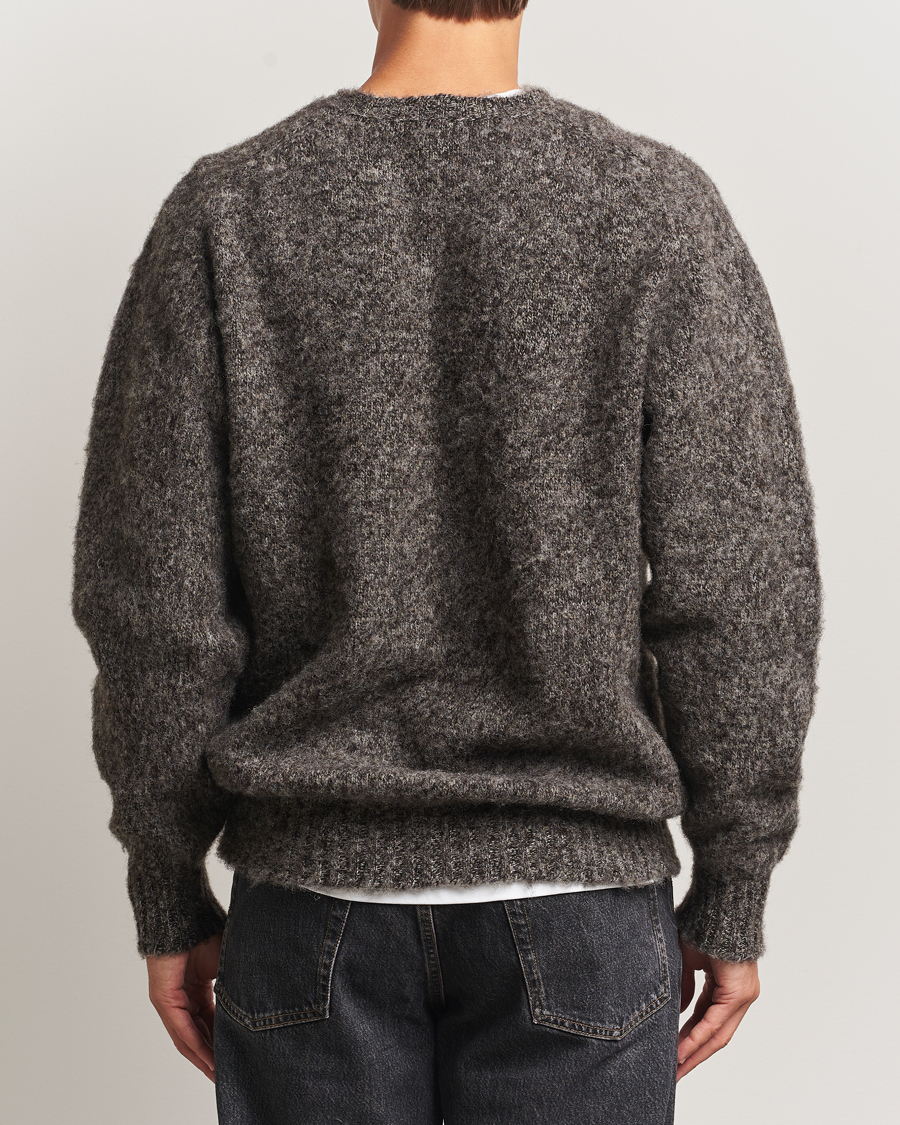Heren | Truien | Howlin' | Shaggy Bear Sweater Black Melange