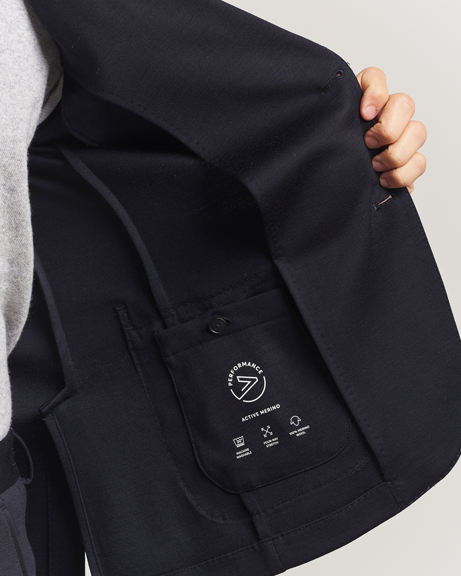 Heren | Pakken | BOSS BLACK | Hanry Wool Suit Dark Blue