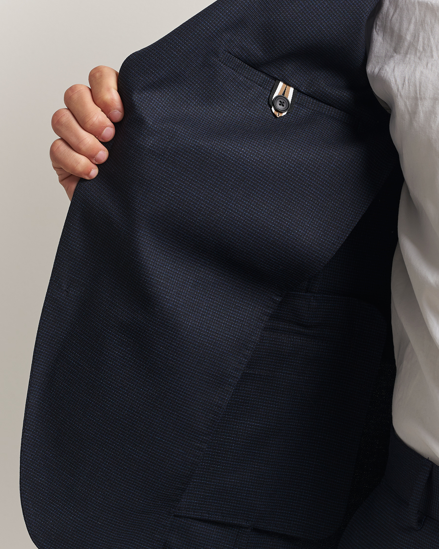 Heren | Pakken | BOSS BLACK | Huge Wool Suit Dark Blue