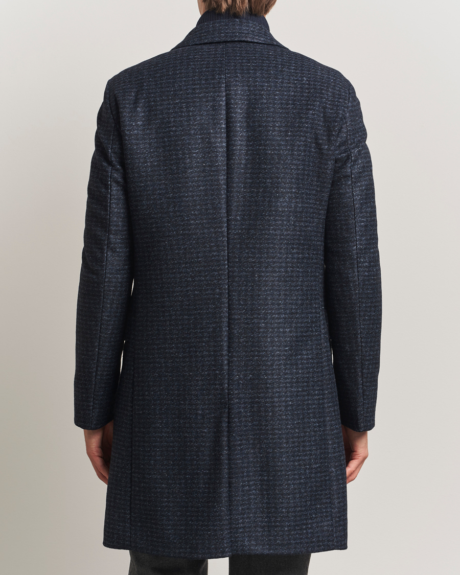 Heren | Jassen | BOSS BLACK | Hyde Wool Bib Coat Dark Blue