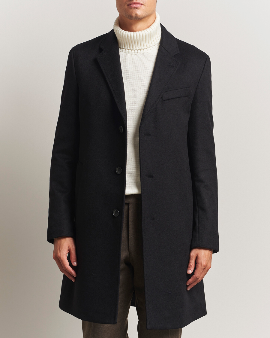 Heren | Jassen | BOSS BLACK | Hyde Wool Coat Black