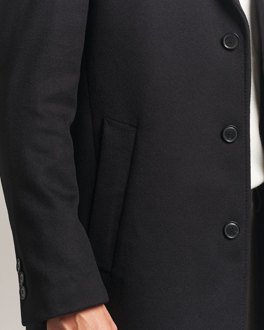 Heren | Jassen | BOSS BLACK | Hyde Wool Coat Black