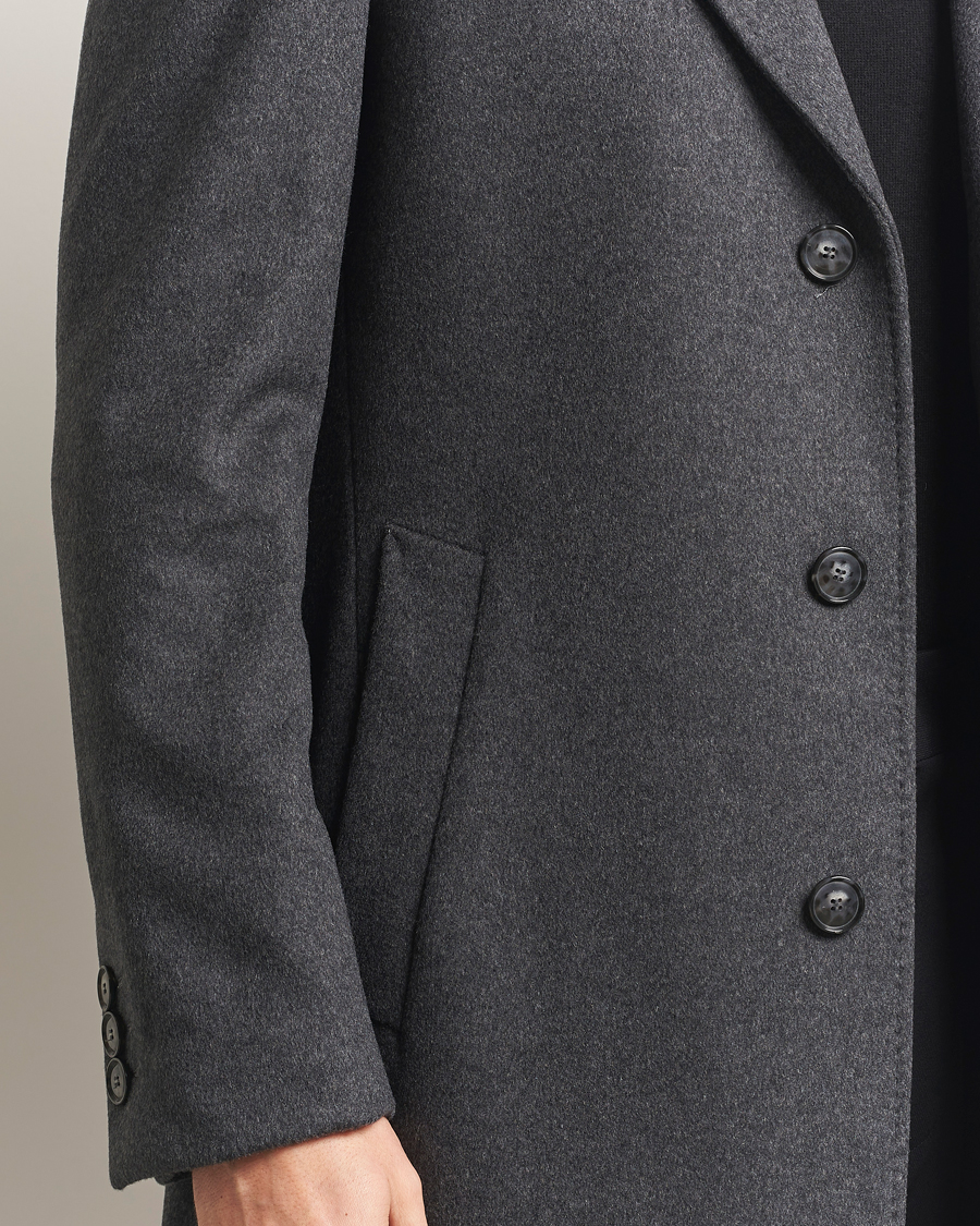 Heren | Jassen | BOSS BLACK | Hyde Wool Coat Medium Grey