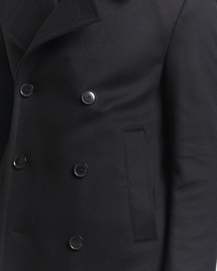 Heren | Jassen | BOSS BLACK | Hyde Wool Peacoat Black