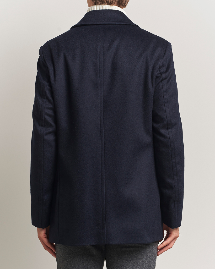 Heren | Jassen | BOSS BLACK | Hyde Wool Peacoat Dark Blue