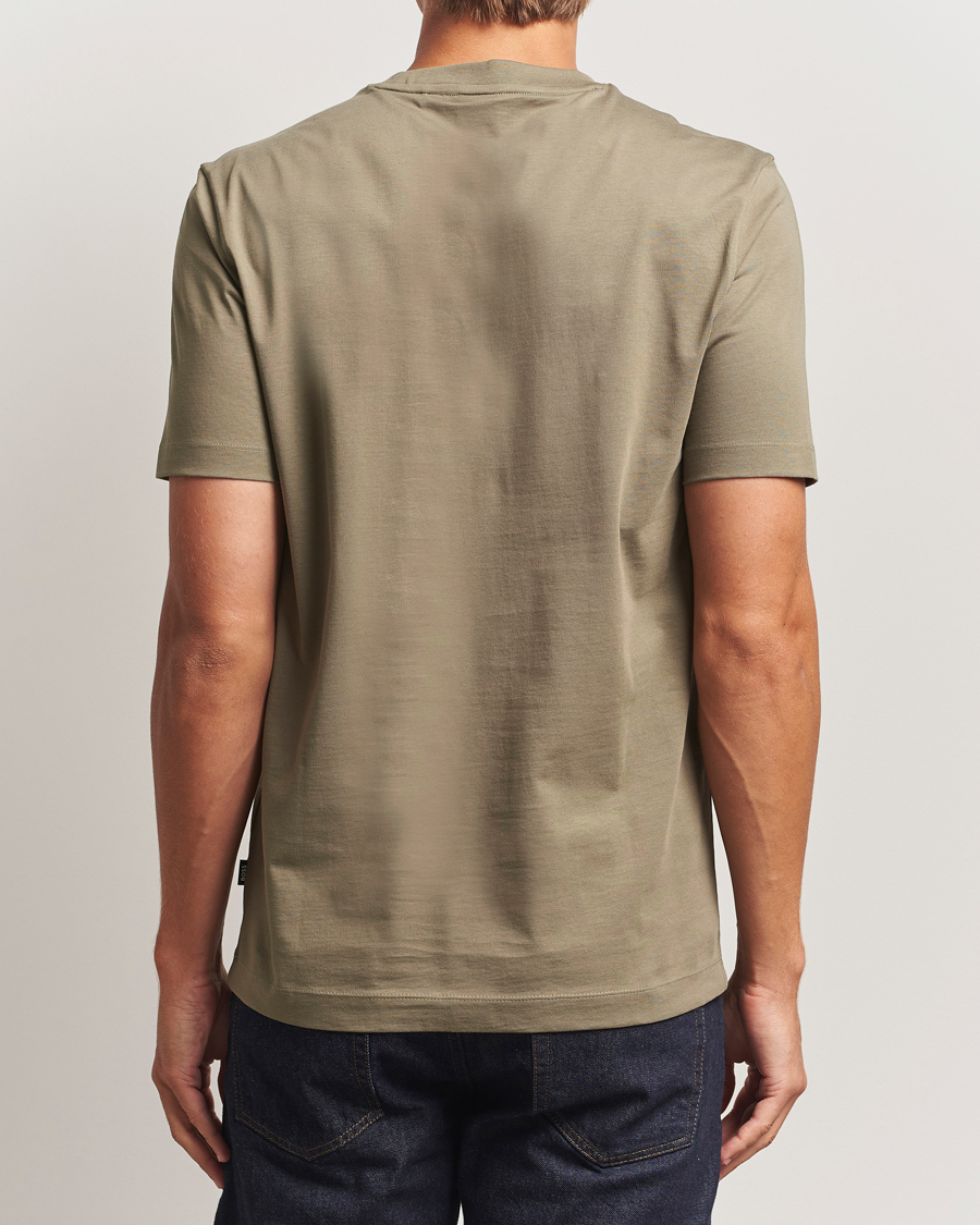 Heren | T-shirts | BOSS BLACK | Thompson Crew Neck T-Shirt Open Green
