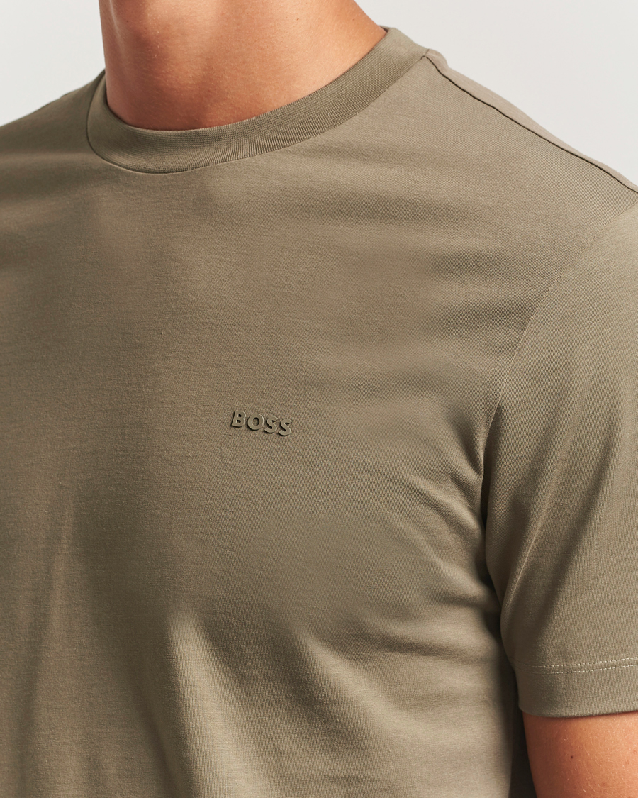 Heren | T-shirts | BOSS BLACK | Thompson Crew Neck T-Shirt Open Green