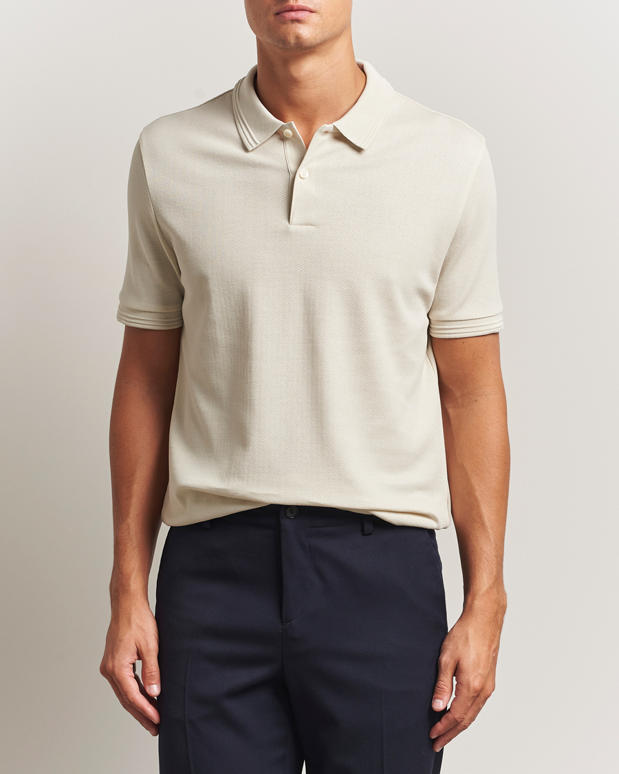 Heren | Polo's | BOSS BLACK | Parlay Structured Polo Open White