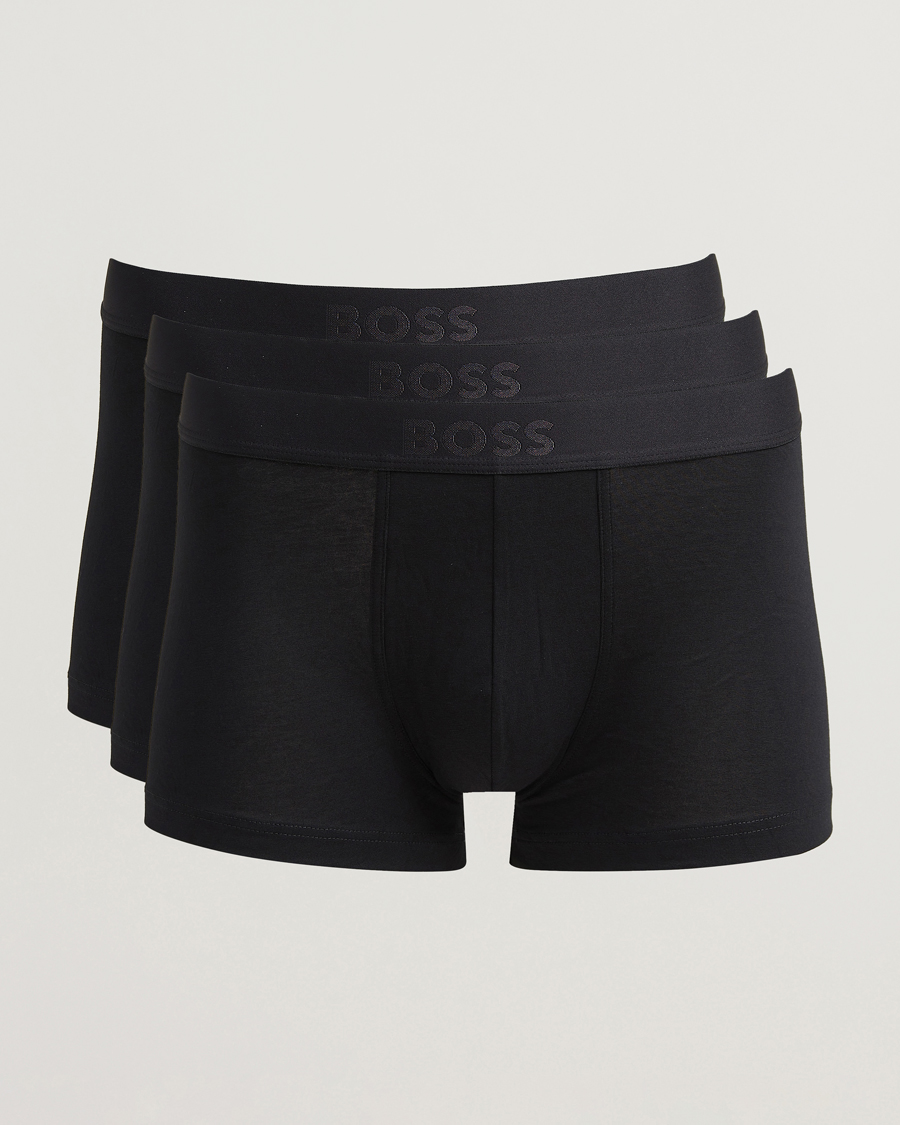 Heren | Ondergoed | BOSS BLACK | 3-Pack One Trunk Black