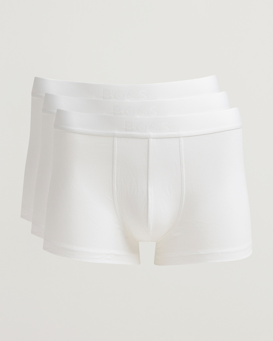 Heren | Ondergoed | BOSS BLACK | 3-Pack One Trunk Open White