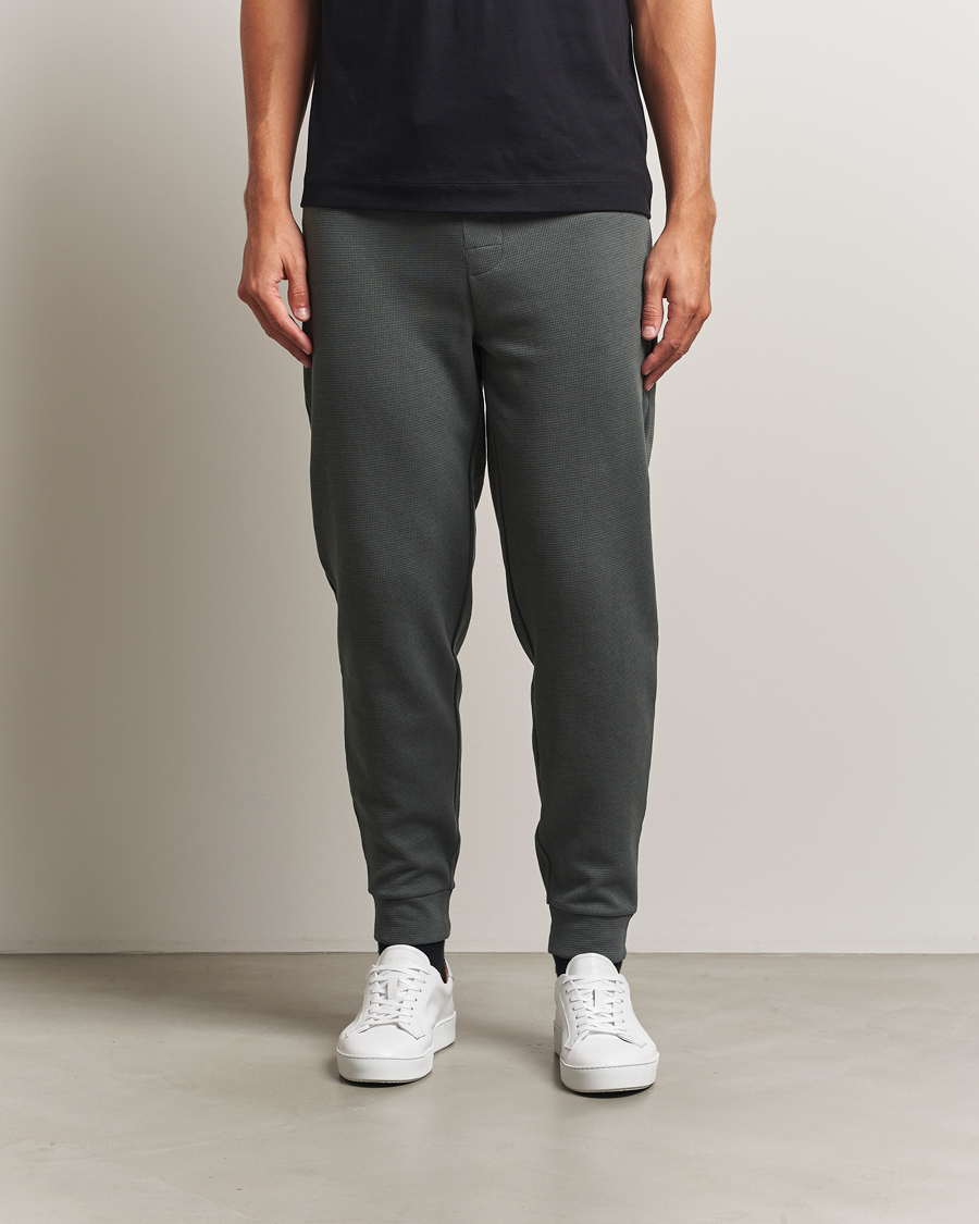Heren | Pyjama's en gewaden | BOSS BLACK | Waffle Pyjama Pants Open Green