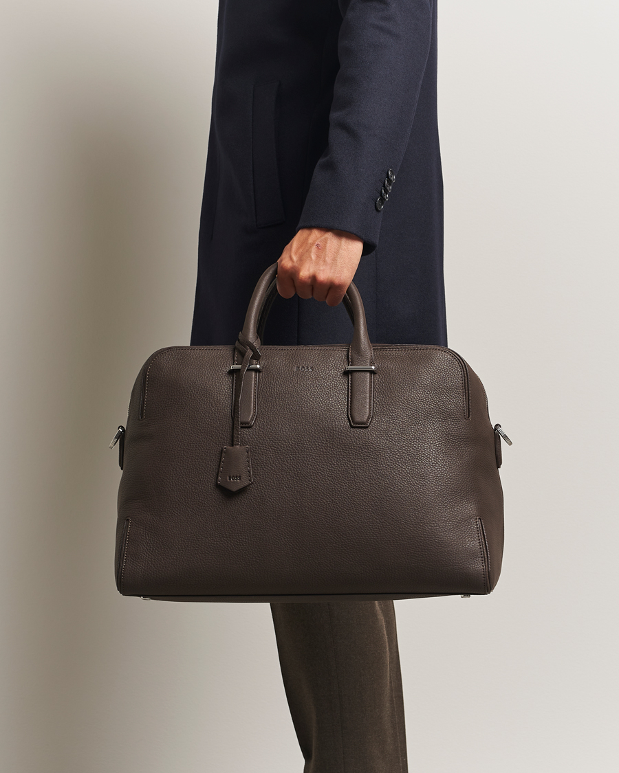 Heren | Tassen | BOSS BLACK | Madison Holdall Dark Brown