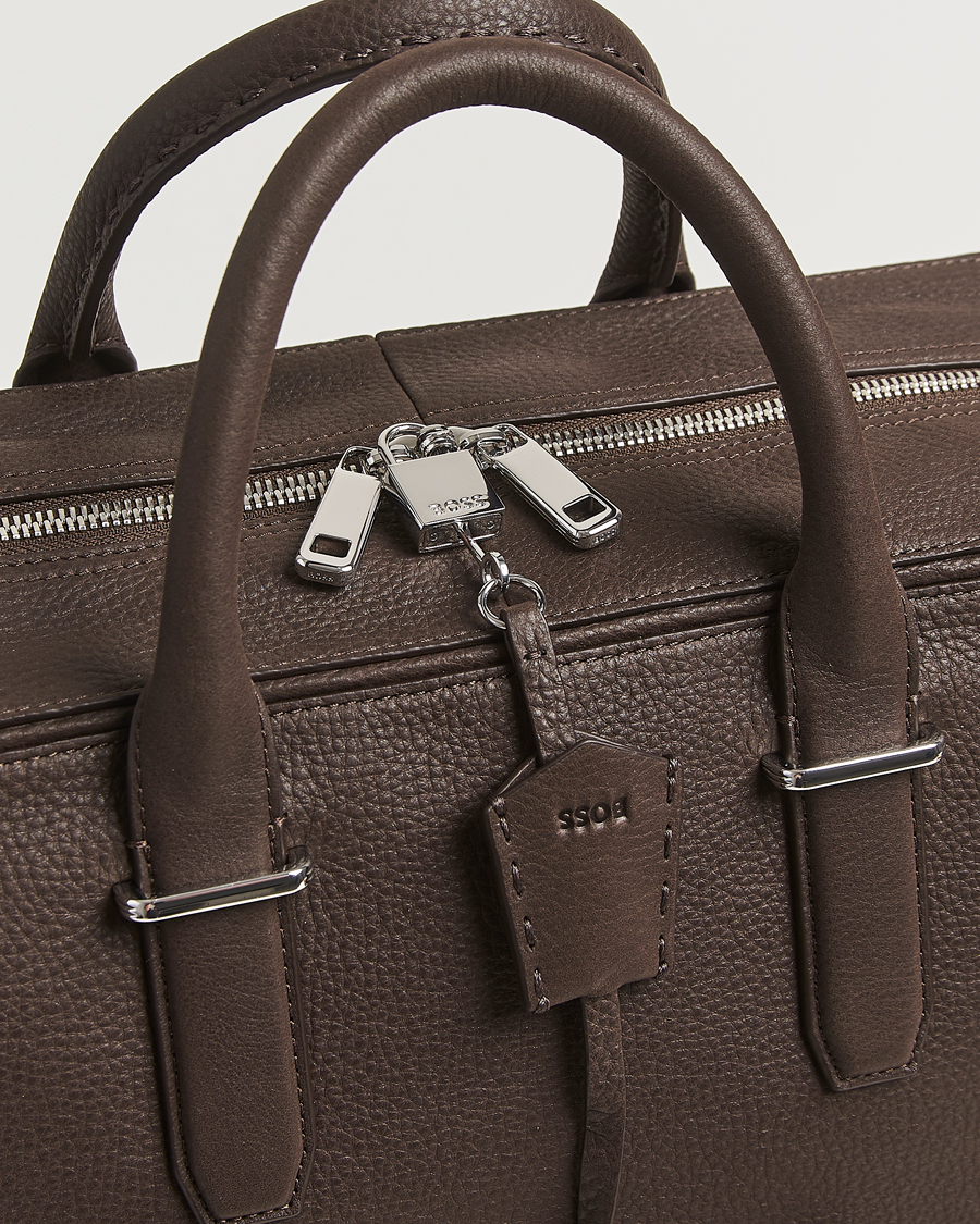 Heren | Tassen | BOSS BLACK | Madison Holdall Dark Brown