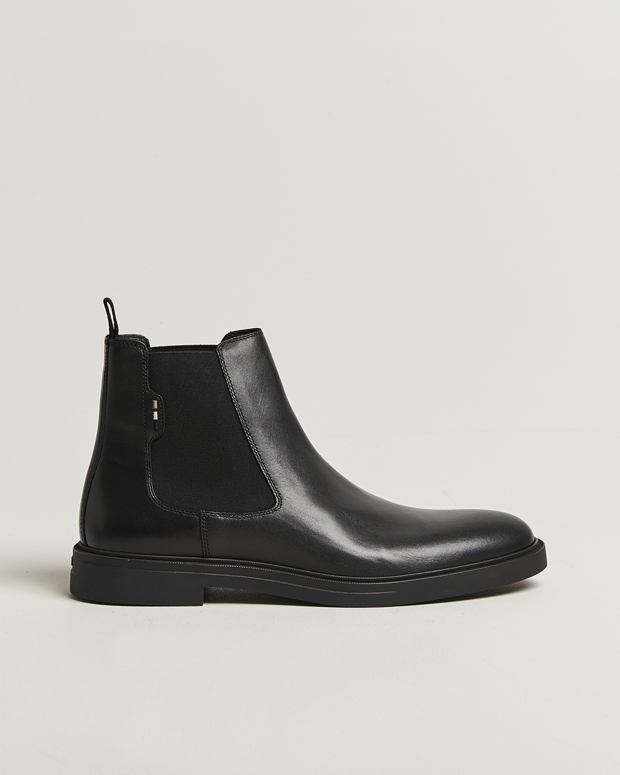 Heren | Laarzen | BOSS BLACK | Calev Leather Chelsea Boot Black