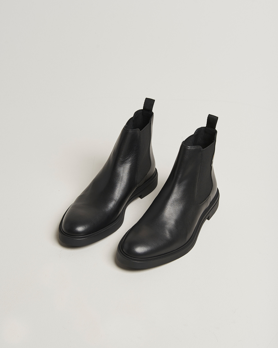 Heren | Laarzen | BOSS BLACK | Calev Leather Chelsea Boot Black