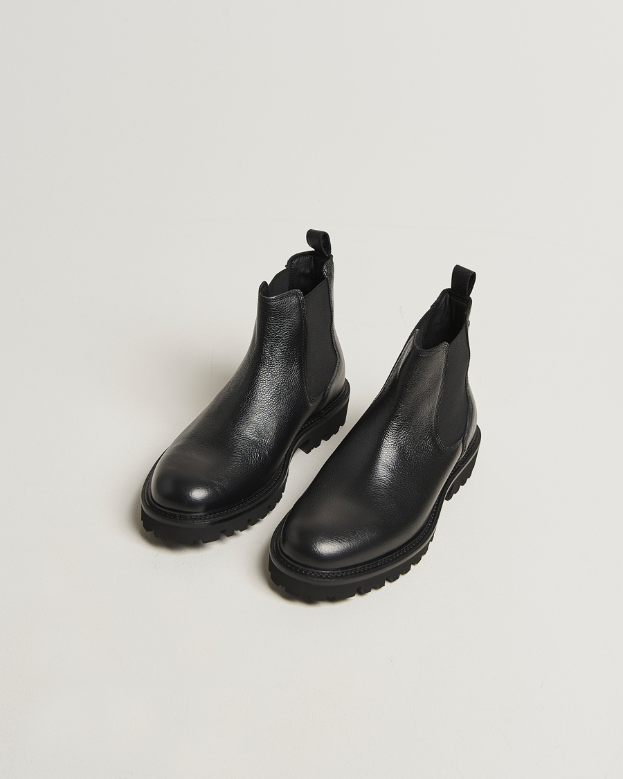 Heren | Laarzen | BOSS BLACK | Julyo Leather Chelsea Boot Black